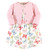 Touched By Nature Girl Organic Cotton Dress and Cardigan Set, Butterflies