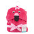 Hudson Baby Hooded Animal Face Plush Blanket, Flamingo
