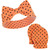Hudson Baby Cotton Headband and Scratch Mitten Set, Halloween Dots
