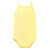 Hudson Baby Cotton Sleeveless Bodysuits, Lemon
