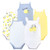 Hudson Baby Cotton Sleeveless Bodysuits, Lemon