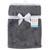 Hudson Baby Plush Waffle Blanket, Charcoal
