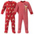 Hudson Baby Fleece Sleep and Play, Red Reindeer