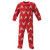 Hudson Baby Fleece Sleep and Play, Red Reindeer