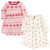 Hudson Baby Girl Toddler Long Sleeve Dress 2-Pack, Reindeer