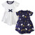 Hudson Baby Girl Dress 2-Pack, Night Blooms