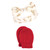 Hudson Baby Cotton Headband and Scratch Mitten Set, Reindeer