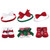 Hudson Baby Headband and Socks Giftset, Christmas Snowflake