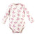 Touched By Nature Organic Cotton Long-Sleeve Bodysuits, Cherry Blossom