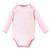 Touched By Nature Organic Cotton Long-Sleeve Bodysuits, Cherry Blossom