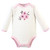 Touched By Nature Organic Cotton Long-Sleeve Bodysuits, Cherry Blossom