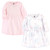 Hudson Baby Girl Long Sleeve Dress 2-Pack, Glitter Unicorn