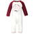 Touched by Nature Organic Cotton Coveralls, Holly Berry