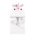 Hudson Baby Cotton Animal Face Hooded Towel, Rainbow Unicorn