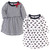 Hudson Baby Toddler Cotton Dresses, Scottie Dog Long Sleeve 2-Pack