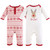 Hudson Baby Cotton Coveralls, Reindeer