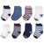 Touched By Nature Boy Organic Basic Socks, 8-Pack, Burgundy and Navy
