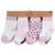 Touched by Nature Organic Cotton Socks, Navy Lt. Pink
