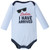 Hudson Baby Cotton Long-Sleeve Bodysuits, Handsome Little Man