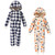 Hudson Baby Boy Toddler Fleece Jumpsuits 2pk, Forest