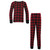 Touched by Nature Organic Cotton Tight-Fit Pajama Set, Buffalo Plaid