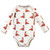 Touched by Nature Organic Cotton Long-Sleeve Bodysuits, Boho Fox