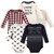 Little Treasure Boy Long Sleeve Bodysuits 5pk, Moose Sweater