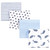 Hudson Baby Cotton Flannel Receiving Blankets, Narwhal