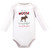 Hudson Baby Cotton Bodysuit, Pant and Shoe Set, Moose Wonderful Time