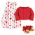Little Treasure Cotton Dress, Cardigan and Shoe Set, Glitzmas
