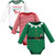 Little Treasure Boy Long Sleeve Bodysuits 3pk, Elf