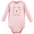 Hudson Baby Cotton Long-Sleeve Bodysuits, Girl Baby Bear 5-Pack