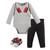 Little Treasure Boy Long-Sleeve Bodysuit, Pant and Shoe, Headphones