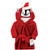 Hudson Baby Plush Animal Face Bathrobe, Boy Penguin