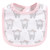 Hudson Baby Cotton Bib and Sock Set, Little Lamb