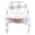 Hudson Baby Fleece Trapper Hat and Mitten Set, Gray White Plaid Baby