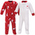Hudson Baby Fleece Sleep and Play, Santa Snowman