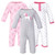 Hudson Baby Cotton Coveralls, Pink Unicorn