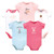 Hudson Baby Bodysuits 5pk, Food Girl