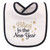 Hudson Baby Cotton Terry Drooler Bibs with Fiber Filling, Holiday Girl I Am One
