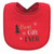 Hudson Baby Cotton Terry Drooler Bibs with Fiber Filling, Holiday Girl I Am One