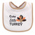 Hudson Baby Cotton Terry Drooler Bibs with Fiber Filling, Holiday Boy Bow Tie
