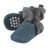 YYST Luvable Friends Unisex Baby Fleece Booties – Coronet Blue Heather Charcoal, Für 0-6 Monate, Kuschelig Warm