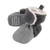 Hudson Baby Sherpa Lined Booties, Heather Charcoal and Heather Gray