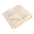 Hudson Home Collection Mink Blanket with Sherpa, Tan