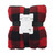 Hudson Home Collection Silky Plush Blanket, Buffalo Plaid