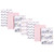 Hudson Baby Cotton Flannel Burp Cloths, Pink Safari