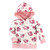 Hudson Baby Cotton Hoodie, Bodysuit or Tee Top and Pant Set, Rose Baby