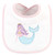 Luvable Friends Cotton Drooler Bibs with Fiber Filling, Unicorns And Mermaids