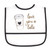 Hudson Baby Waterproof PEVA Bibs, Latte